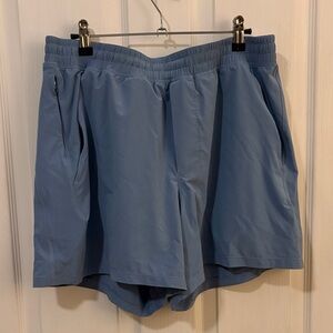 Lululemon 5 inch Blue Shorts